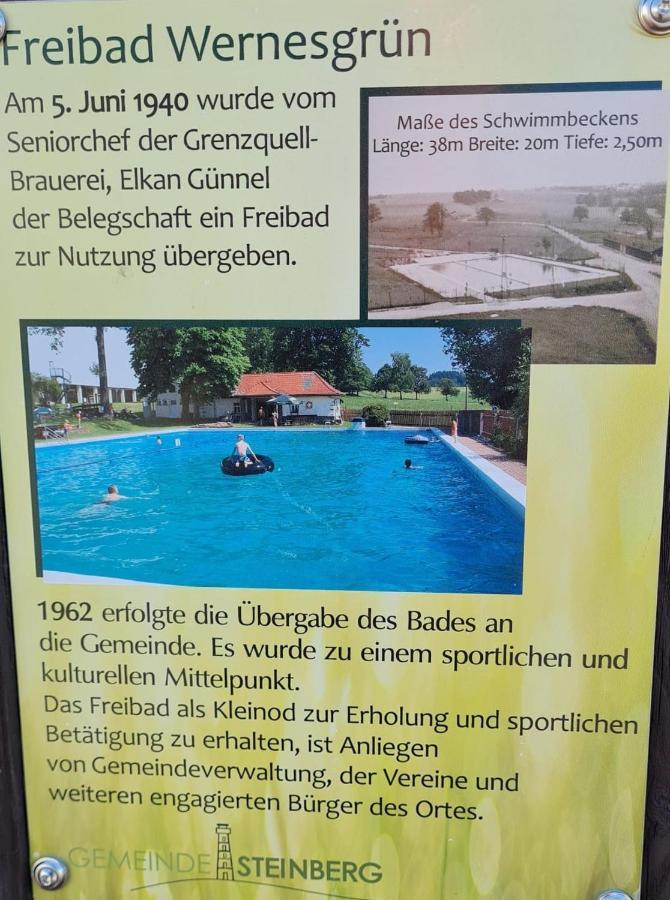 Pension Wernesgrün Wernesgrun Exterior foto